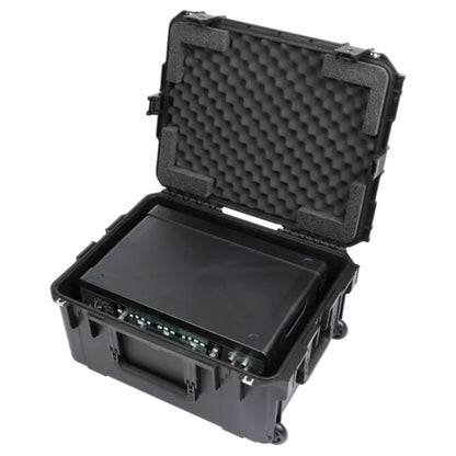 SKB 3U iSeries 13" Injection Molded Fly Rack with Built-In Wheels and Handle - 422020