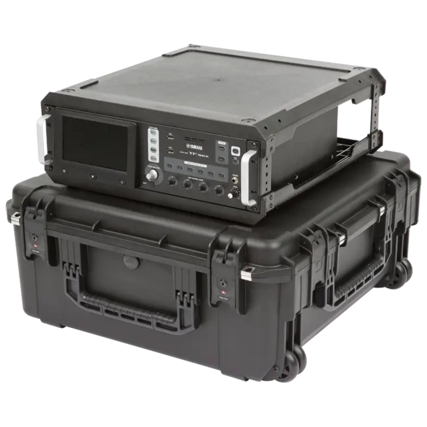 SKB iSeries 3U Fly Rack, Waterproof Polypropylene Hard Case for Storage, 20 Inch - 422021
