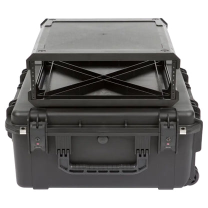 SKB iSeries 3U Fly Rack, Waterproof Polypropylene Hard Case for Storage, 20 Inch - 422021