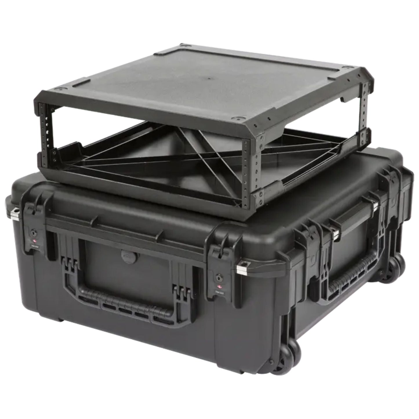 SKB iSeries 3U Fly Rack, Waterproof Polypropylene Hard Case for Storage, 20 Inch - 422021