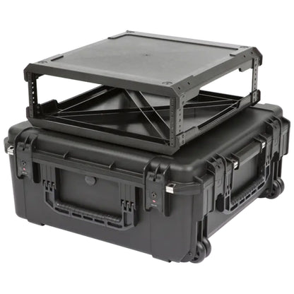 SKB iSeries 3U Fly Rack, Waterproof Polypropylene Hard Case for Storage, 20 Inch - 422021