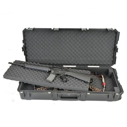 SKB Cases Waterproof Double Bow/Short Rifle Case Durable Protection, Desert Tan - 422023