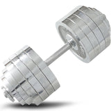 Titan fitness 200 LB Set Adjustable Chrome Dumbbells - 423113
