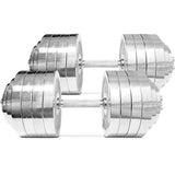 Titan fitness 200 LB Set Adjustable Chrome Dumbbells - 423113