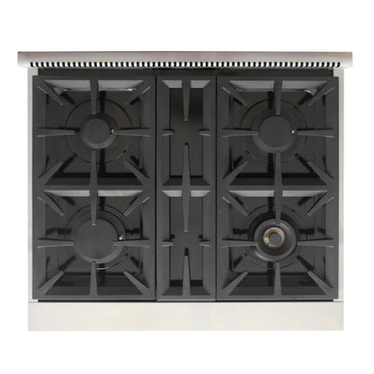 Kucht Professional 30" 4.2 cu. ft. Natural Gas Range in Cement Gray with True Simmer Burners, KFX3000X-GY - KFX3000X-GY