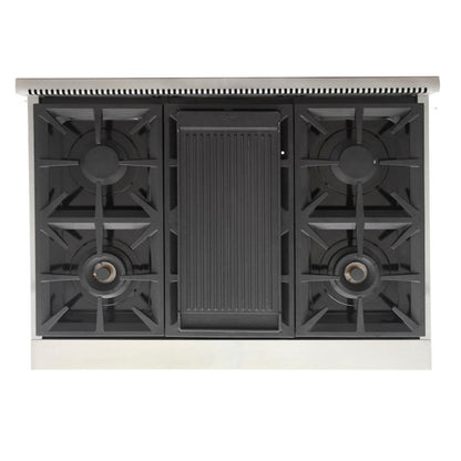 Kucht Professional 36" 5.2 cu. ft. Natural Gas Range in Light Blue with True Simmer Burners, KFX3600X-LB - KFX3600X-LB