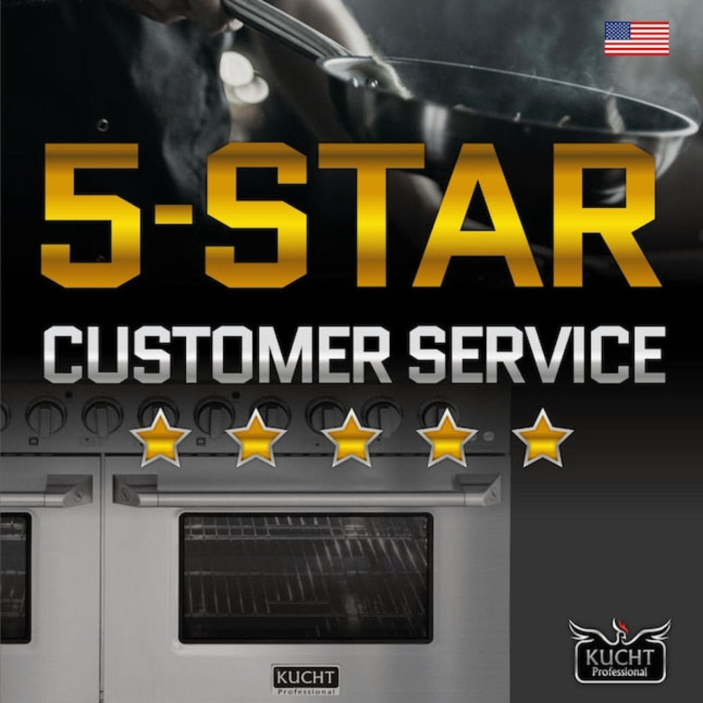 Kucht 36" Pro-Style Propane Gas Dual Fuel Range in White with Rose Gold Accents, KDF362/LP-W-ROSE - KDF362/LP-W-ROSE