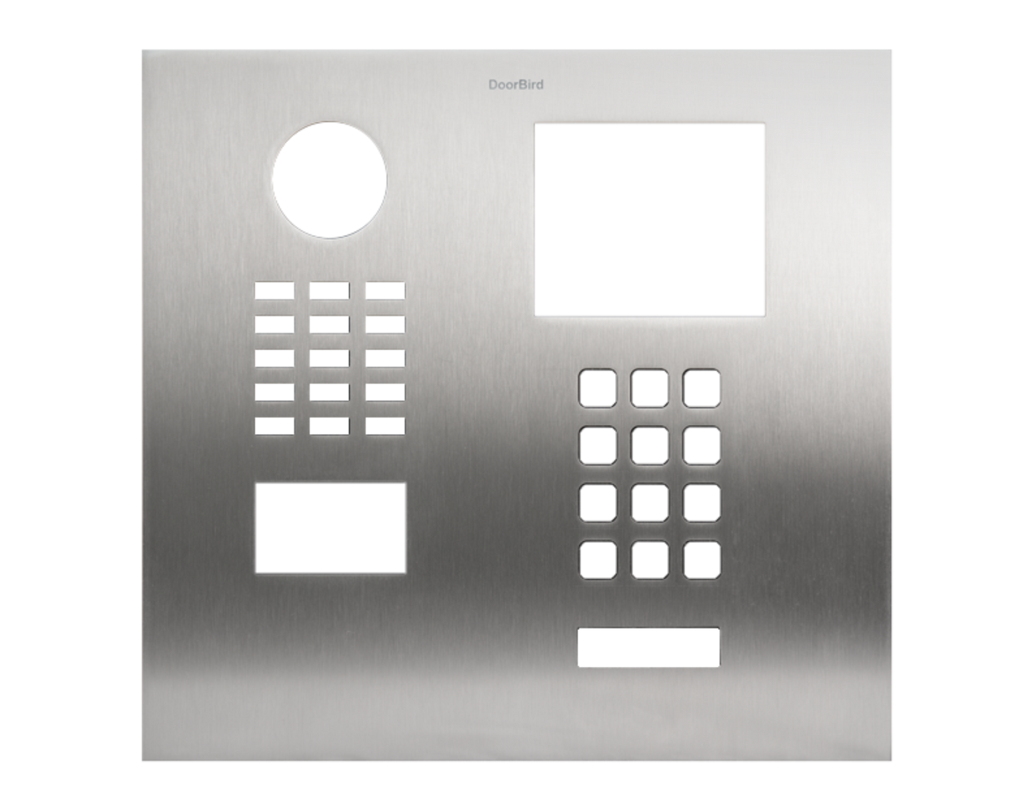 DoorBird Front Panel for D2101XKH in Stainless Steel V4A - 423866669