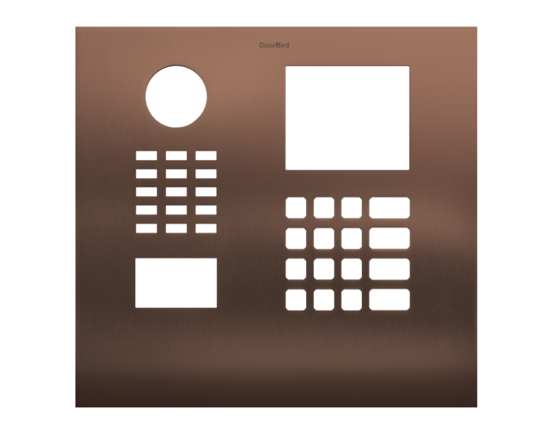 DoorBird Front Panel for D21DKH in Bronze - 423868182