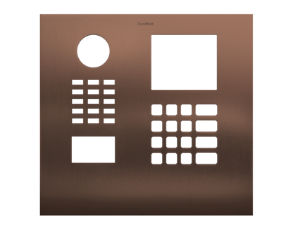 DoorBird Front Panel for D21DKH in Bronze - 423868182
