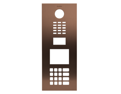DoorBird Front Panel for D21DKV in Bronze - 423868250