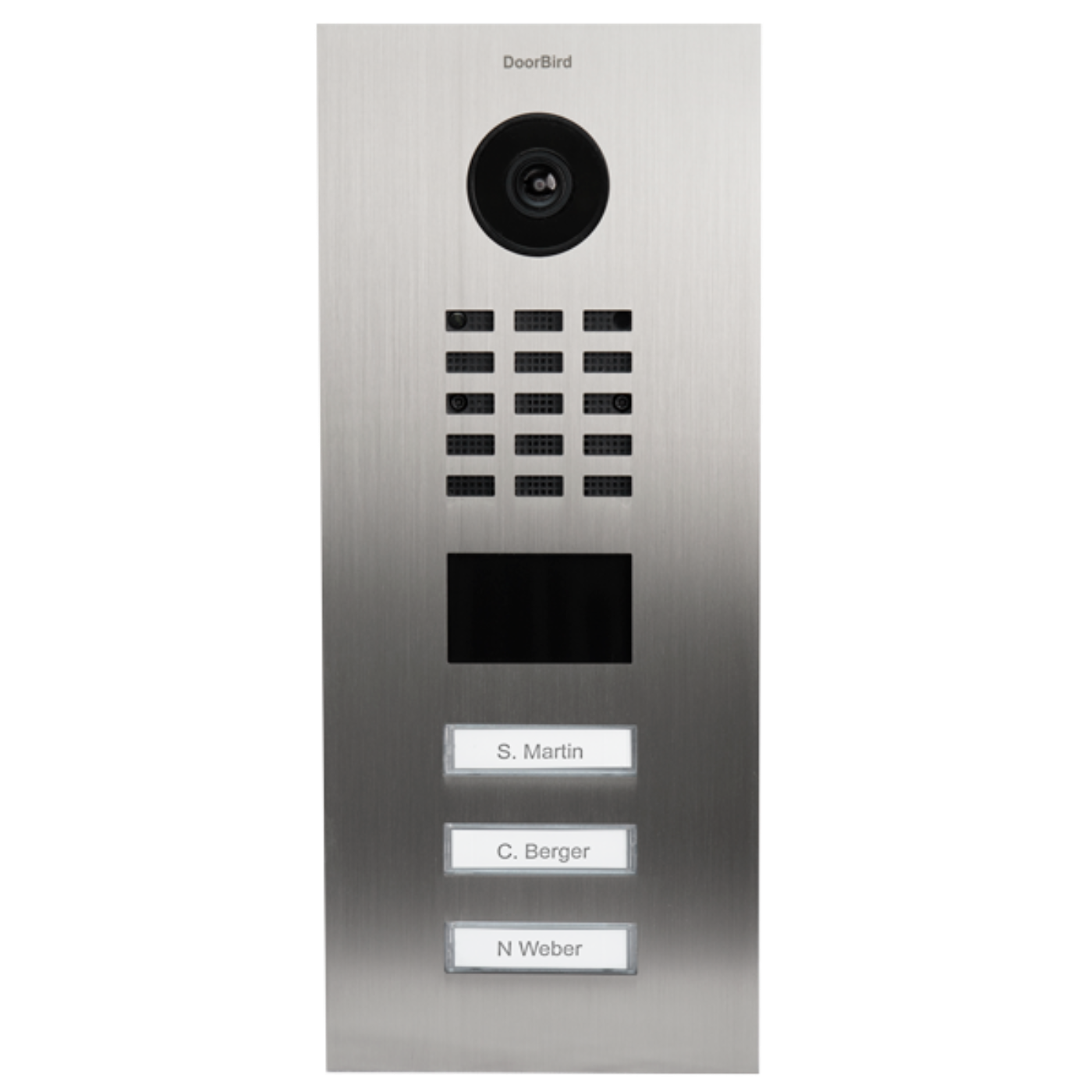 DoorBird D2103V IP Video Door Station, 3 Call Button in  Stainless Steel V4A - 423870734