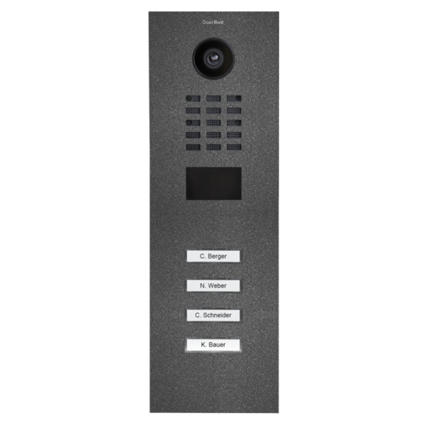 DoorBird D2104V IP Video Door Station, 4 Call Button in DB 703 Stainless Steel  423871328