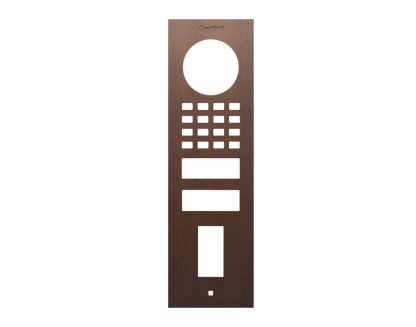 DoorBird Front Panel for D1101FV Fingerprint 50 Surface-Mount in Architectural Bronze - 423873681