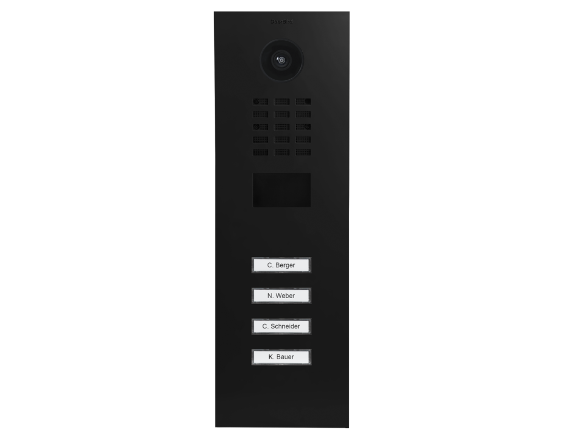 DoorBird D2104V IP Video Door Station, 4 Call Button in Graphite Black - 423874374
