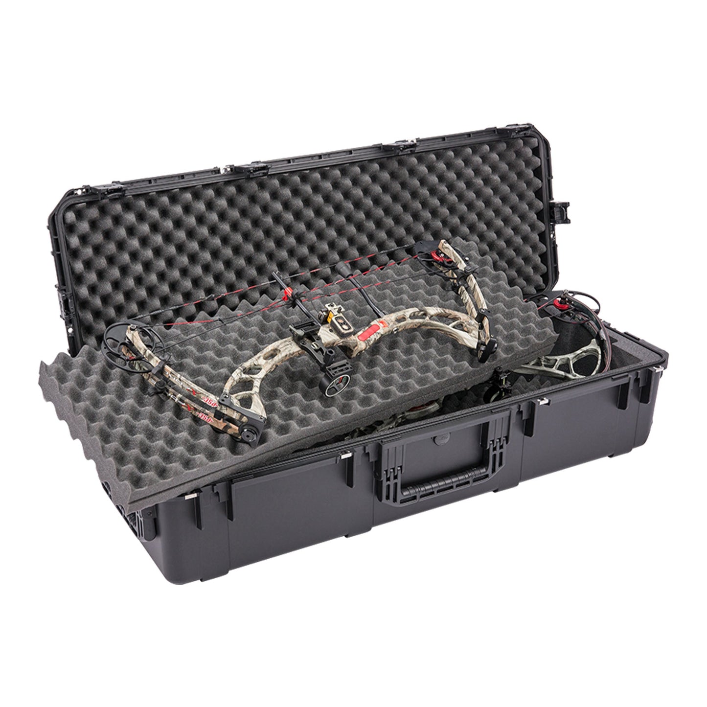SKB Cases iSeries 3i-4414-10DB Large Double Bow Case with Hard Plastic Exterior - 429779