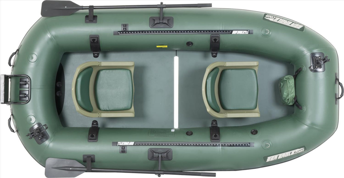 Sea Eagle Stealth Stalker STS10 Inflatable Portable Frameless Fishing Boat Pro Package Green New - STS10K_P
