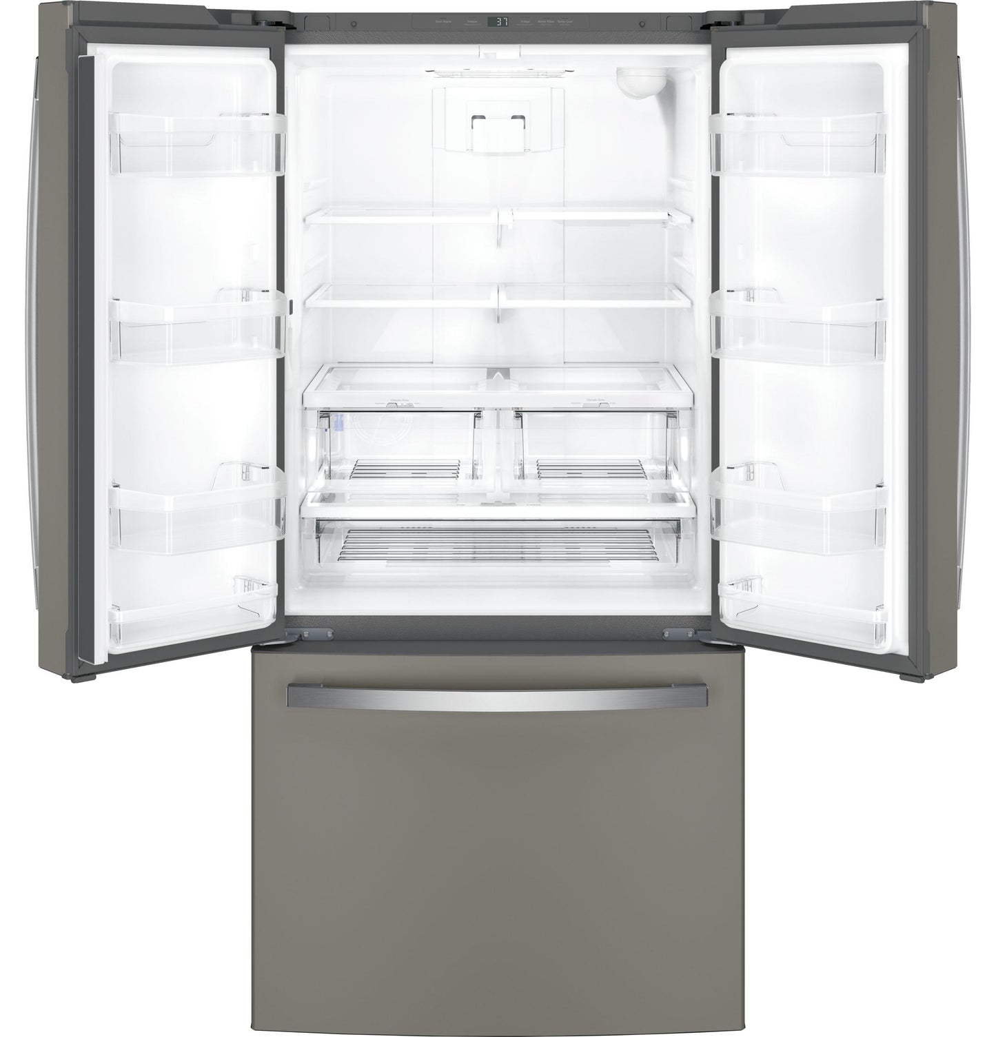 GE APPLIANCES GNE25JMKES GE® ENERGY STAR® 24.7 Cu. Ft. French-Door Refrigerator - GNE25JMKES-KT