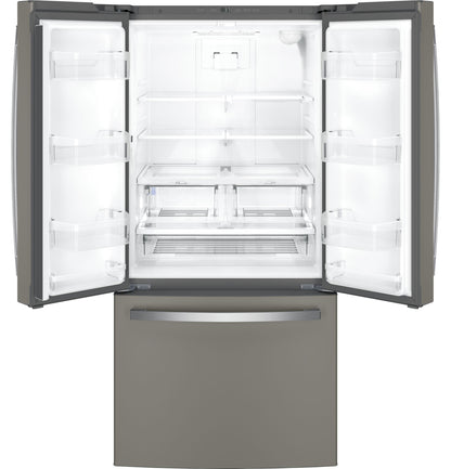 GE APPLIANCES GNE25JMKES GE® ENERGY STAR® 24.7 Cu. Ft. French-Door Refrigerator - GNE25JMKES-KT