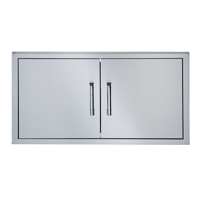 Broilmaster 42-Inch W x 22-Inch H Double Doors in Stainless Steel  - BSAD4222D