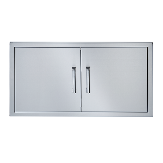 Broilmaster 34-Inch W x 22-Inch H Double Doors in Stainless Steel  - BSAD3422D