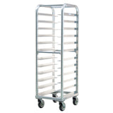 New Age 4340 Lifetime Bun Pan Rack, Universal Wide Angle Runners on 5" Spacing - NW4340