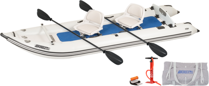 Sea Eagle 437PSK_ST PaddleSki Inflatable Catamaran Boat Solo Start-up Package New - 437PSK_ST