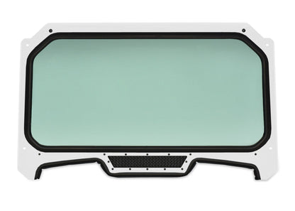 Moto Armor Polaris RZR XP 1000, Turbo Full Glass Windshield (2019+) - MA-RZ19-WS-GLS-BLK-C-Y