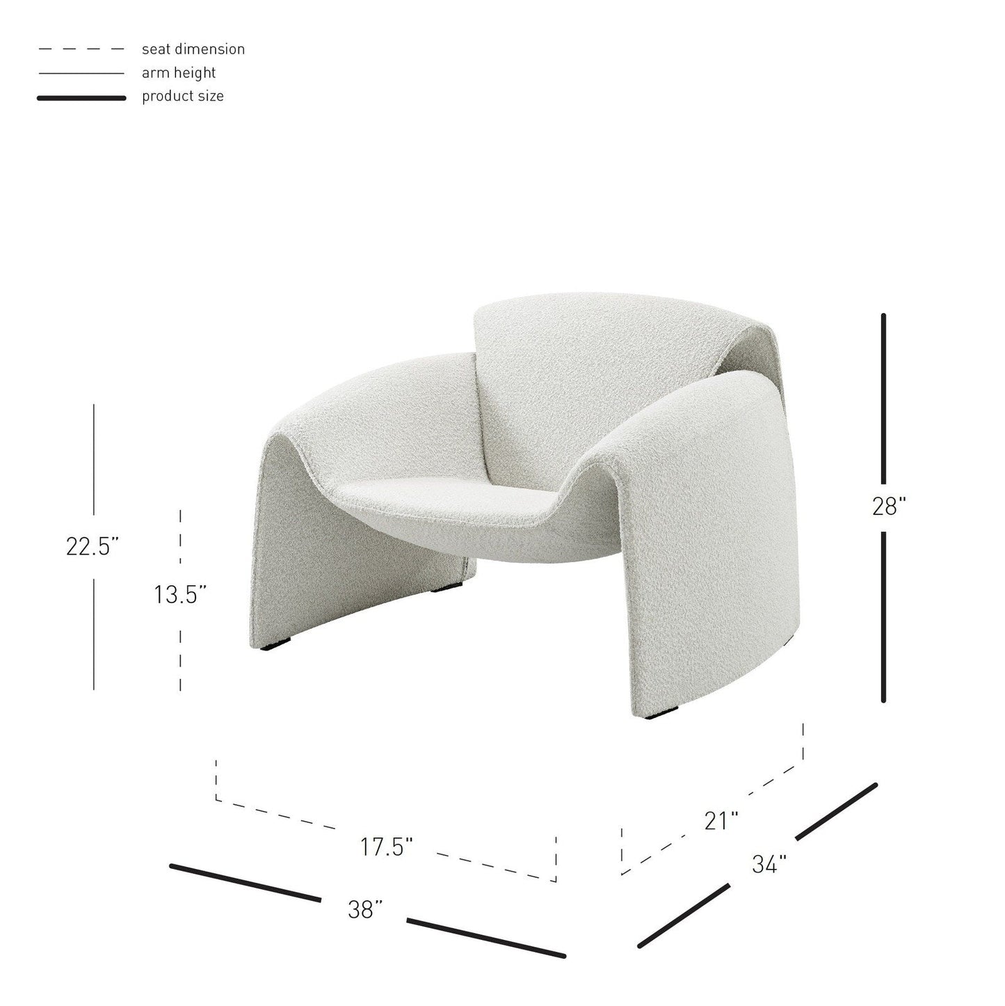 New Pacific Direct Hilda Fabric Accent Arm Chair 4400064-563 - 4400064-563