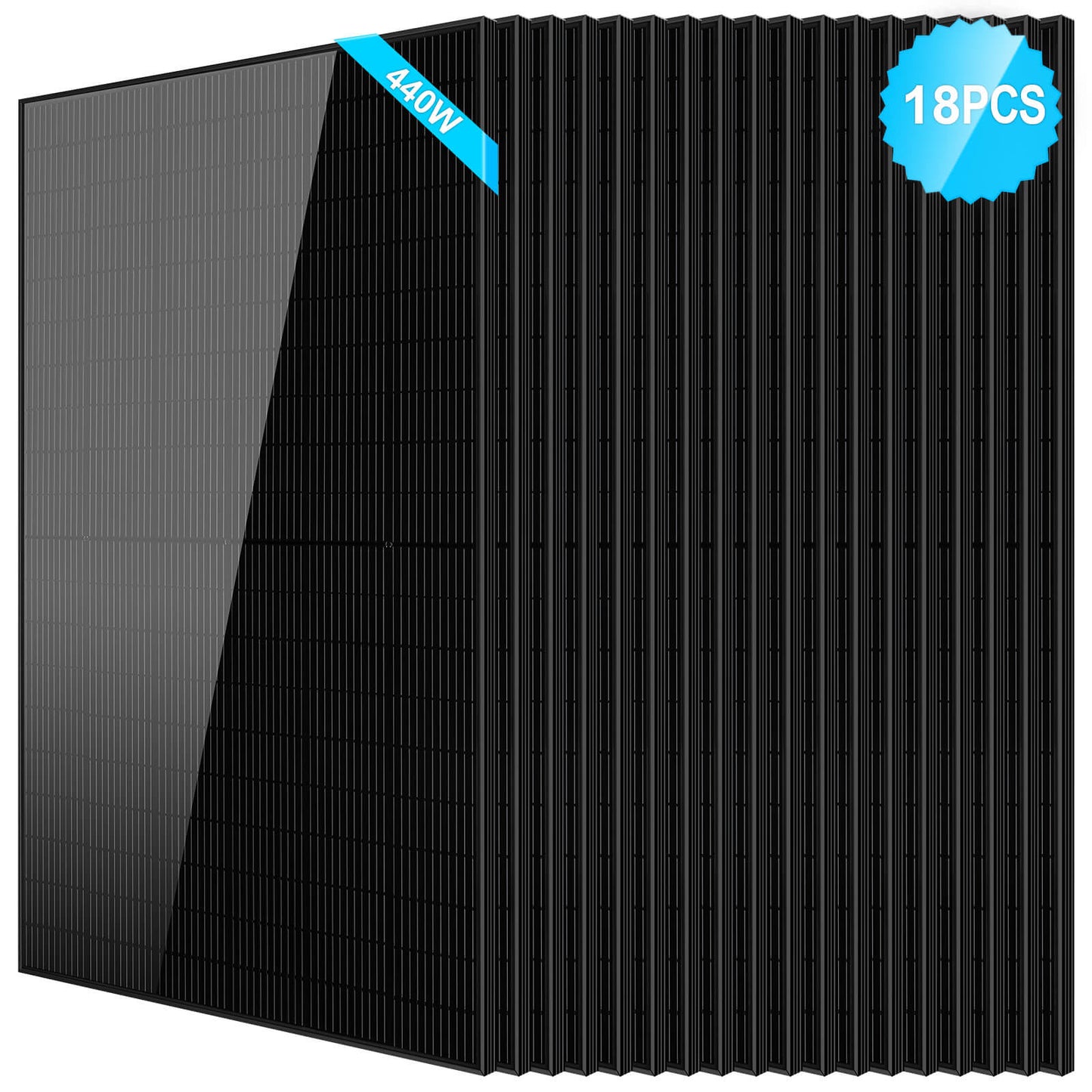 Sungold Power 440W Mono Black PERC Solar Panel UL 61730