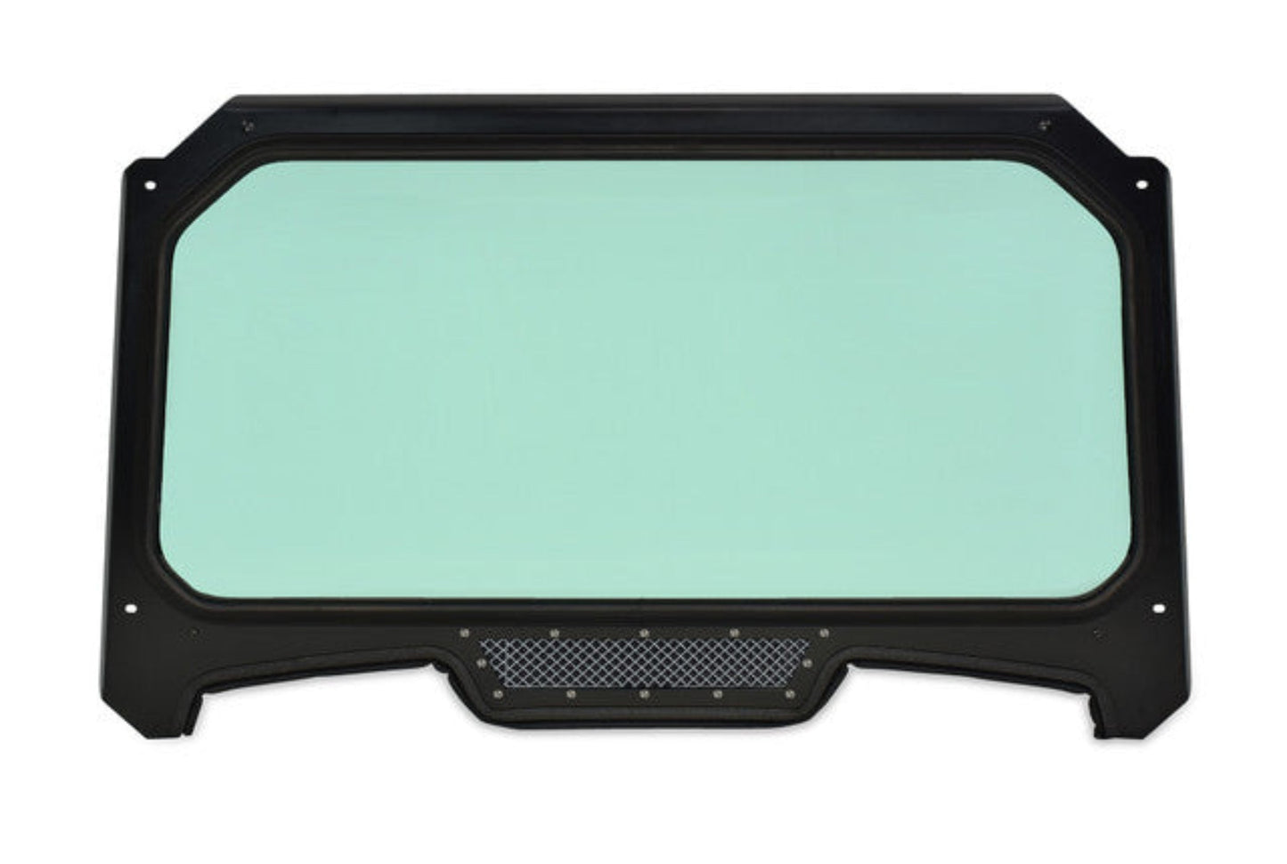 Moto Armor Polaris RZR XP 1000, Turbo Full Glass Windshield (2019+) - MA-RZ19-WS-GLS-BLK-C-Y