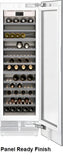 Gaggenau Vario 400 Series 24" Panel Ready Tri-Zone Smart Wine Cooler RW466765