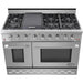 NXR 48 in. 7.2 cu.ft. Pro-Style Natural Gas Range with Convection Oven in Stainless Steel, - SC4811