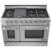 NXR 48 in. 7.2 cu.ft. Pro-Style Propane Gas Range with Convection Oven in Stainless Steel, - SC4811LP