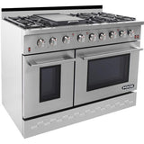 NXR 48 in. 7.2 cu.ft. Pro-Style Propane Gas Range with Convection Oven in Stainless Steel, - SC4811LP