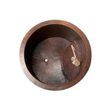 Premier Copper 45 in. Hammered Copper Japanese Style Soaker Bathtub - BTR45DB