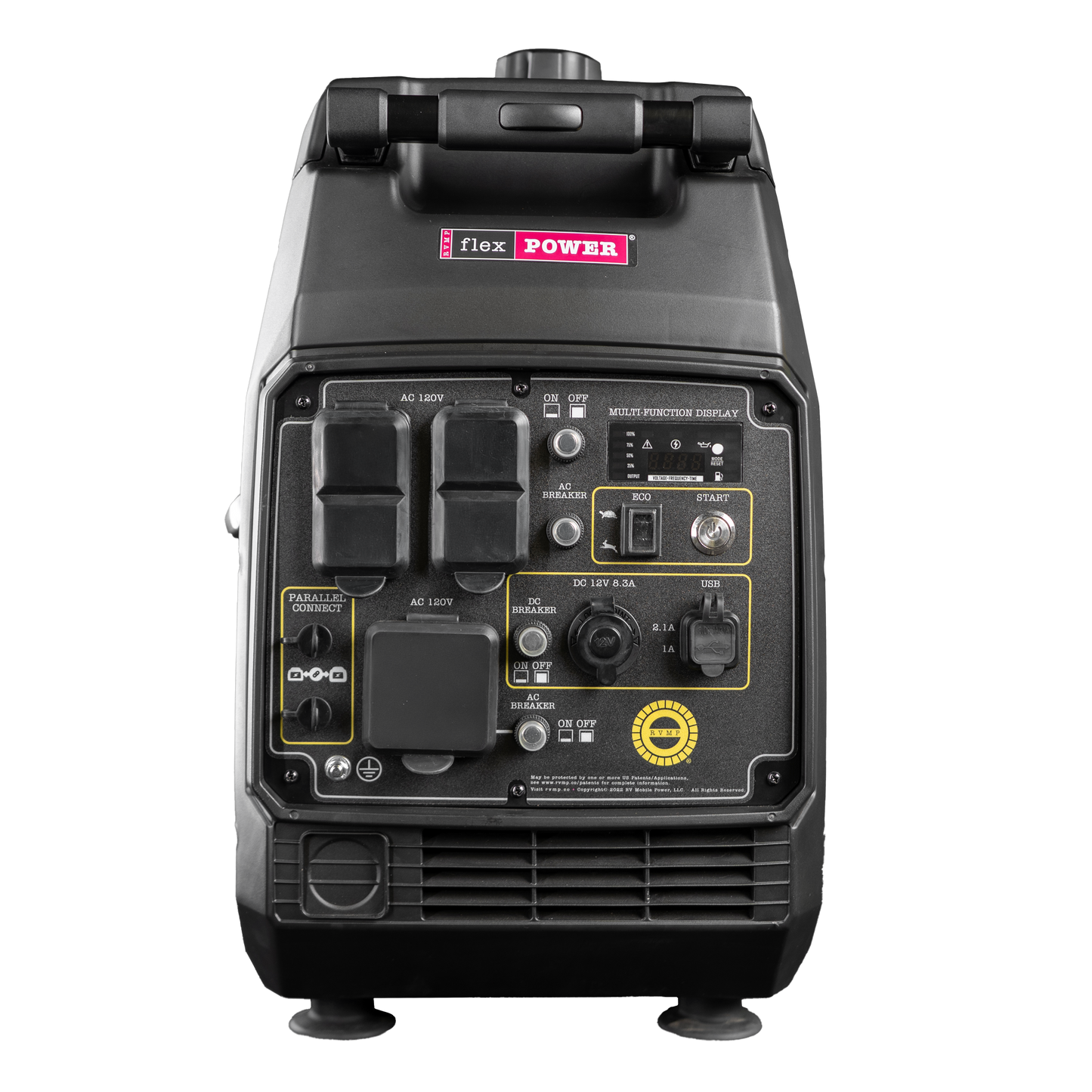 RVMP Flex Power 4500ies | 4500 Watt Silent Inverter Portable Generator with Easy Start But - 220471ton