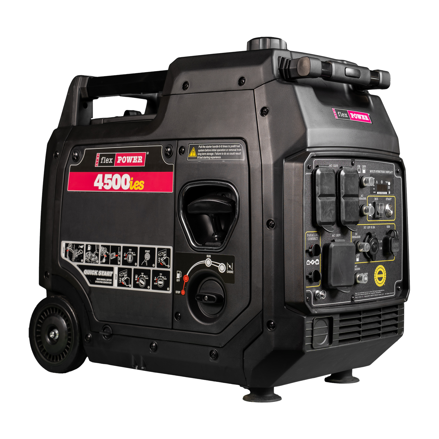 RVMP Flex Power 4500ies | 4500 Watt Silent Inverter Portable Generator with Easy Start But - 220471ton
