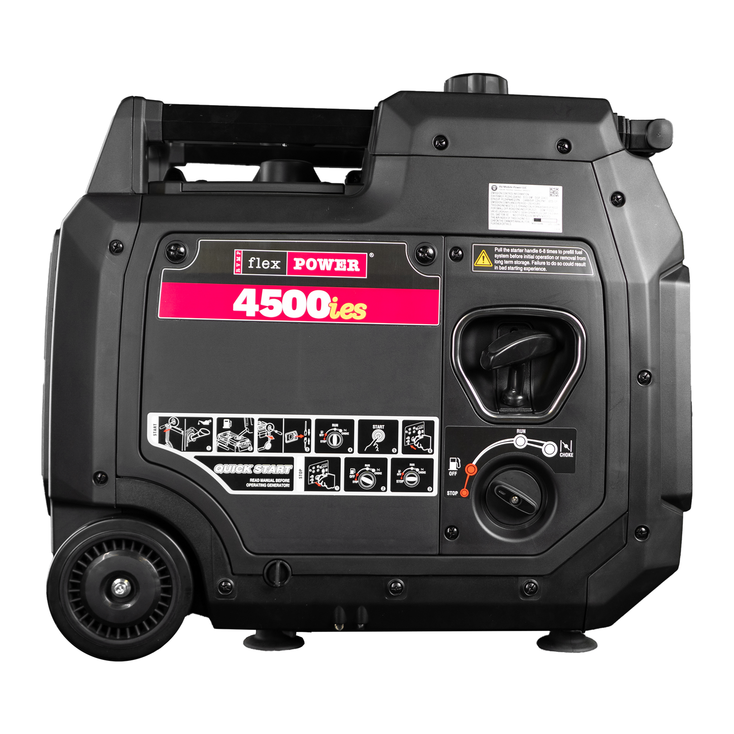 RVMP Flex Power 4500ies | 4500 Watt Silent Inverter Portable Generator with Easy Start But - 220471ton