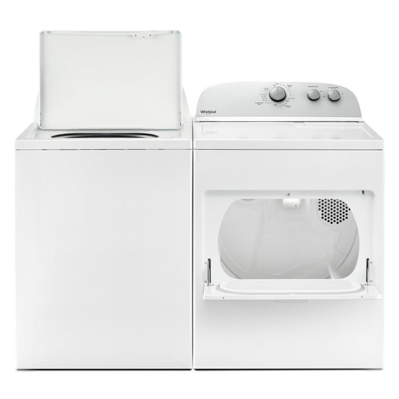 WHIRLPOOL WTW4957PW 3.8-3.9 Cu. Ft. Whirlpool® Top Load Washer with Removable Agitator - WTW4957PW-KT