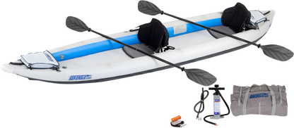 Sea Eagle 465FTK_P2 465ft FastTrack Inflatable Kayak Pro 2 Person Package New - 465FTK_P2