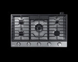 DACOR Transitional 36" Gas Cooktop, Silver Stainless Steel, Natural Gas/Liquid Propane -