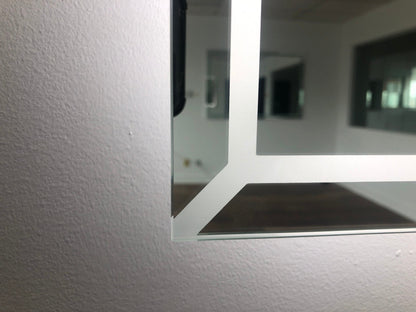 Paris Mirror 48" x 36" Rectangle Athena Dual Lighted Mirror 3000K - ATHEX48363000