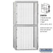 Salsbury 48" Wide Double Tier Bulk Storage Locker - 8243-A