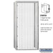 Salsbury 48" Wide Single Tier Bulk Storage Locker - 8144-A