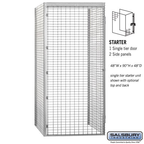 Salsbury 48" Wide Single Tier Bulk Storage Locker - 8144-A