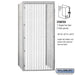 Salsbury 48" Wide Single Tier Bulk Storage Locker - 8144-A