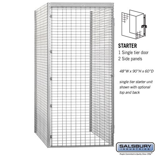 Salsbury 48" Wide Single Tier Bulk Storage Locker - 8144-A