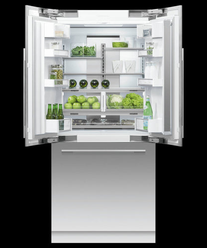 FISHER & PAYKEL RS36A80J1N Integrated French Door Refrigerator Freezer, 36", Ice - RS36A80J1N-KT