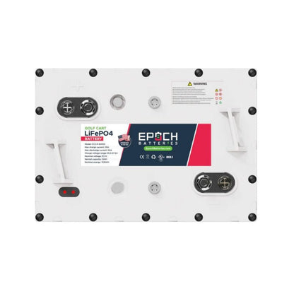 EPOCH 48V 30Ah - 180Ah | GC2 - Golf Cart LiFePO4 Lithium Battery - 48V-30Ah-GC2